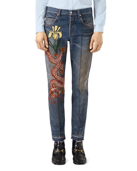 gucci jeans drago|gucci tapered jeans.